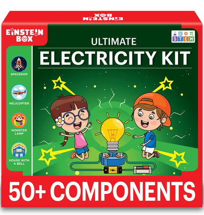 Einstein Box Science Gift Set for Boys & Girls Ages 6-8-10-12-14 Years | Birthday Gifts Ideas for Kids | STEM Learning Toys for 6,7,8,9,10,11,12,13,14-Year-Olds | 2-in-1 Learning Set |