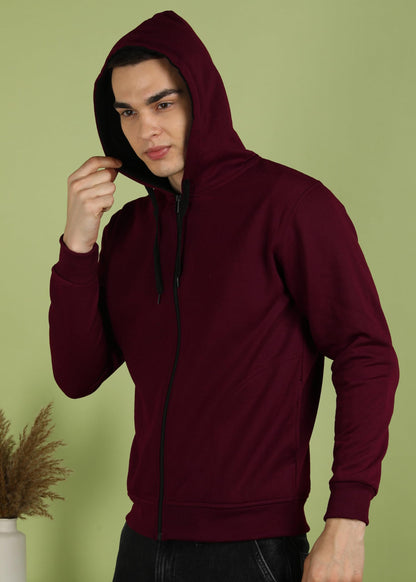 Alan Jones Clothing Men's Cotton Hooded Sweatshirt