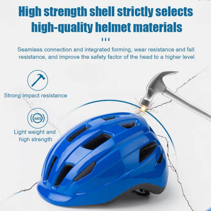 FABSPORTS Solid Safety Helmet for Kids (5-12 Years), Light Weight Bicycle/Bike Helmet, Adjustable Size, Superior Ventilation for Cycling/Skating/Skate Boarding (Dark Blue)