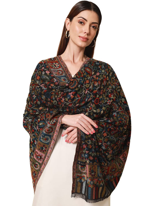 Pashmoda - Women’s Kaani Wool Blend Shawl, Wrap