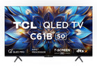 TCL 126 cm (50 inches) 4K Ultra HD Smart QLED Google TV 50C61B (Black) 