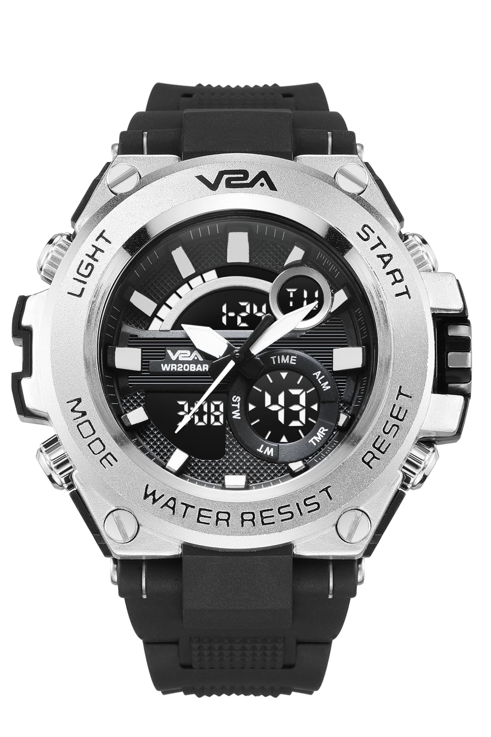 V2A Chronograph Analogue and Digital Sports Watch for Men | Watch for Men | Wrist Watch for Men | Mens Watch | Watch