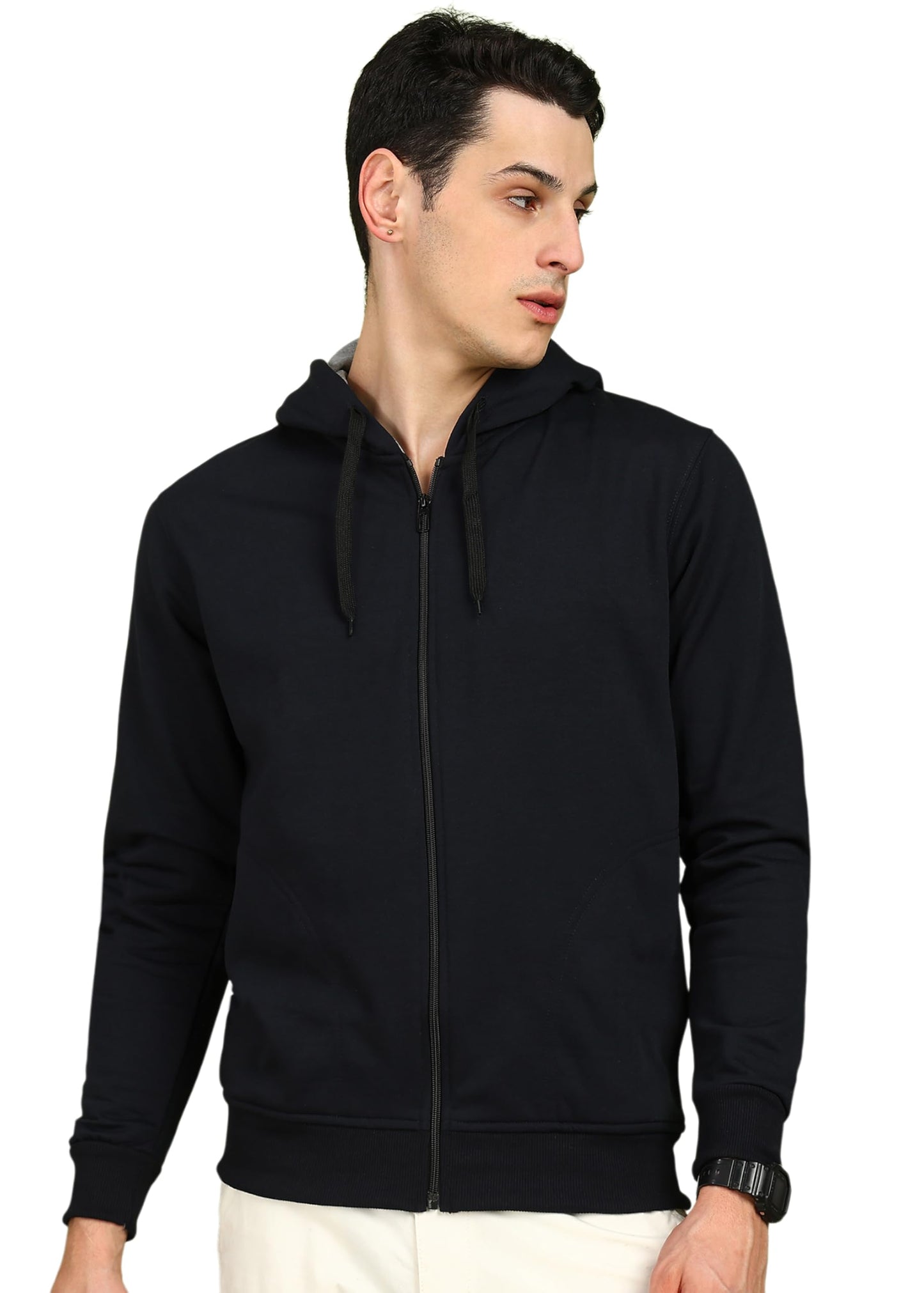 Alan Jones Clothing Men's Cotton Hooded Sweatshirt