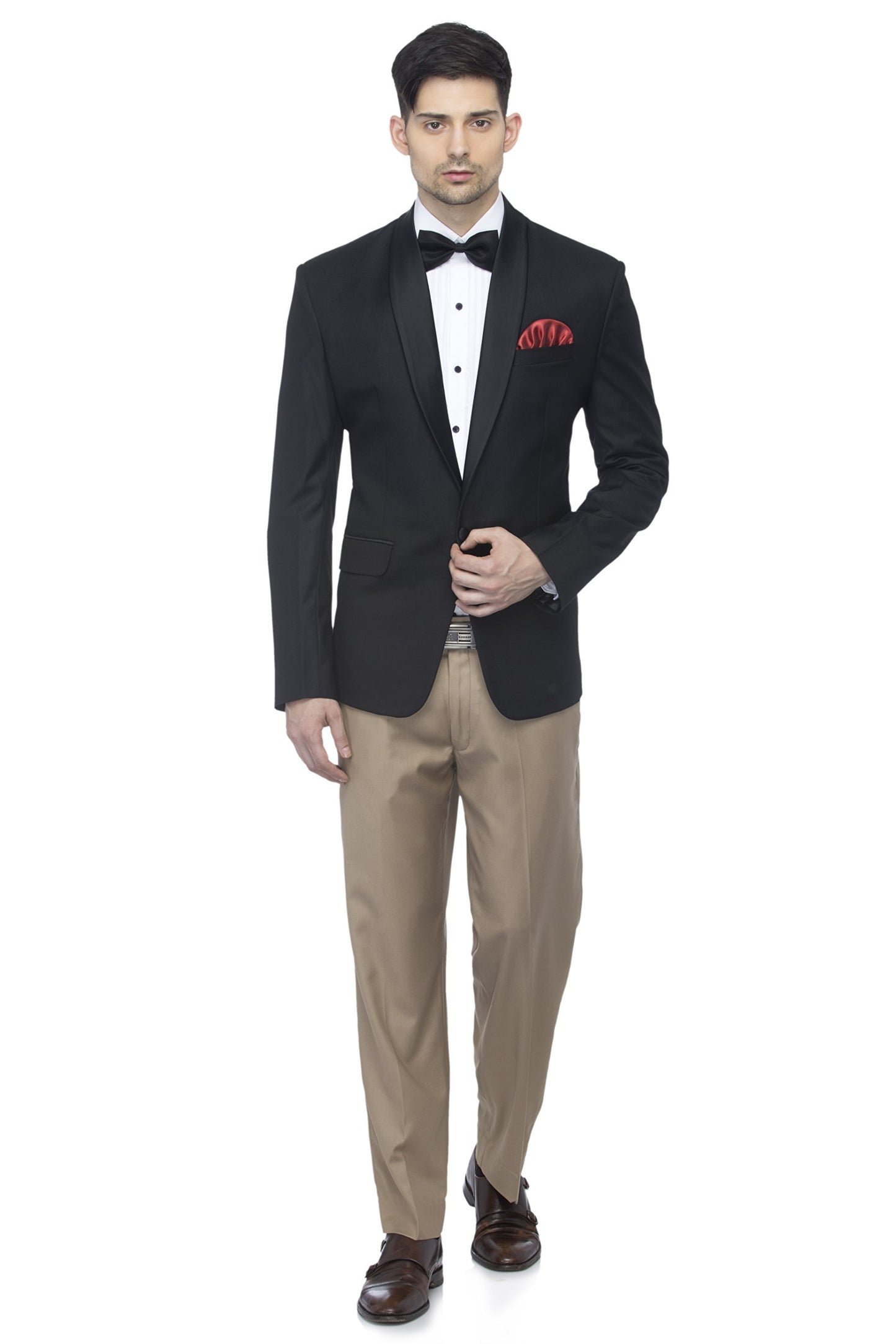 FAVOROSKI Men's Tuxedo Slim Blazer