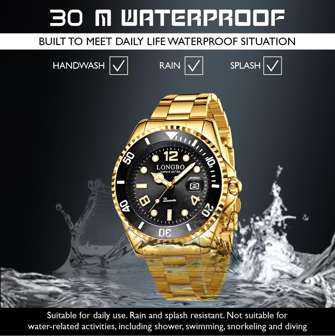 LONGBO Master Royale Analog Stainless Steel Watch For Men