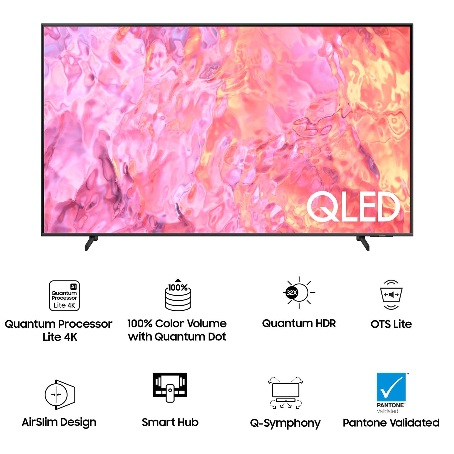 Samsung 138 cm (55 inches) QE1D Series 4K Ultra HD QLED Smart TV QA55QE1DAULXL (Black)