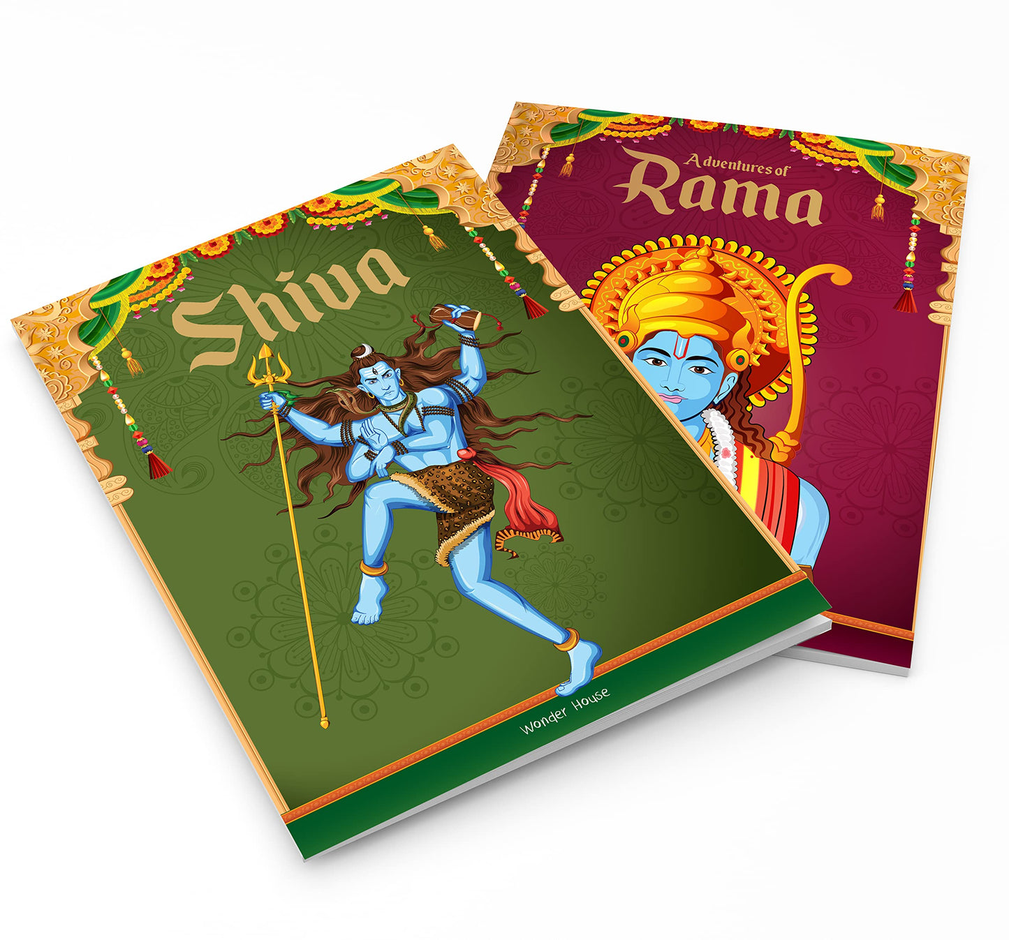 Tales from Indian Mythology [Collection of 10 Books] - Age: 6+ | Beautifully Illustrated Story Books For Kids/Children | Cultural and Traditional Stories from Ancient India |Books Included: Ganesha| Vishnu | Shiva | Durga | Krishna | Hanuman | Arjuna |Dev