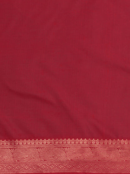 MIMOSA Women's Woven Design Kanjivaram Style Art Silk Saree With Blouse Piece : SSA0000908