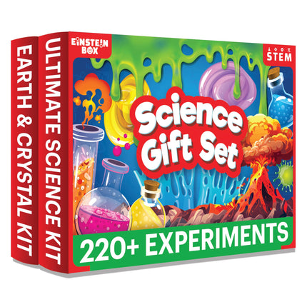 Einstein Box Science Gift Set for Boys & Girls Ages 6-8-10-12-14 Years | Birthday Gifts Ideas for Kids | STEM Learning Toys for 6,7,8,9,10,11,12,13,14-Year-Olds | 2-in-1 Learning Set |