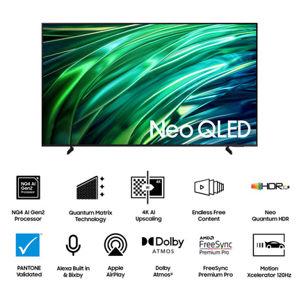 Samsung 138 cm (55 inches) Neo QLED 4K QNX1D Series QLED AI Smart TV QA55QNX1DAULXL (Graphite Black) 