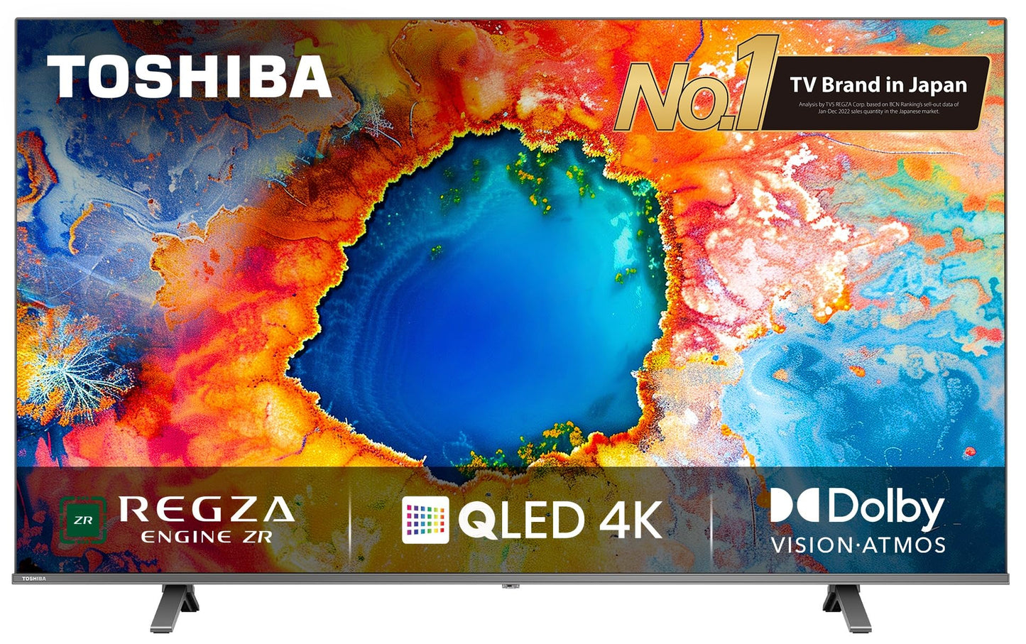 TOSHIBA 108 cm (43 inches) C450ME Series 4K Ultra HD Smart QLED TV 43C450ME (Silver)