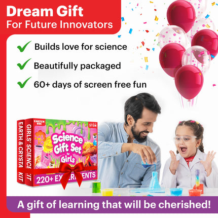 Einstein Box Science Gift Set for Boys & Girls Ages 6-8-10-12-14 Years | Birthday Gifts Ideas for Kids | STEM Learning Toys for 6,7,8,9,10,11,12,13,14-Year-Olds | 2-in-1 Learning Set |