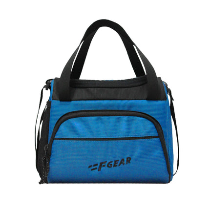 F Gear Yolo Lunch Bag (Marine Blue Black, Polyester) 6 liters