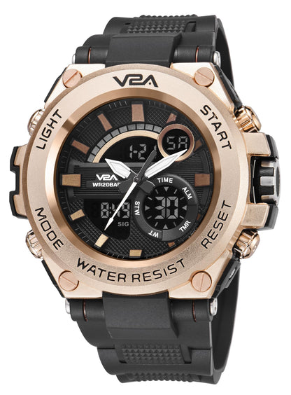 V2A Chronograph Analogue and Digital Sports Watch for Men | Watch for Men | Wrist Watch for Men | Mens Watch | Watch