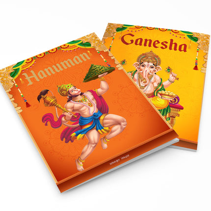 Tales from Indian Mythology [Collection of 10 Books] - Age: 6+ | Beautifully Illustrated Story Books For Kids/Children | Cultural and Traditional Stories from Ancient India |Books Included: Ganesha| Vishnu | Shiva | Durga | Krishna | Hanuman | Arjuna |Dev