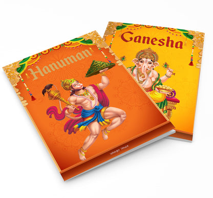 Tales from Indian Mythology [Collection of 10 Books] - Age: 6+ | Beautifully Illustrated Story Books For Kids/Children | Cultural and Traditional Stories from Ancient India |Books Included: Ganesha| Vishnu | Shiva | Durga | Krishna | Hanuman | Arjuna |Dev