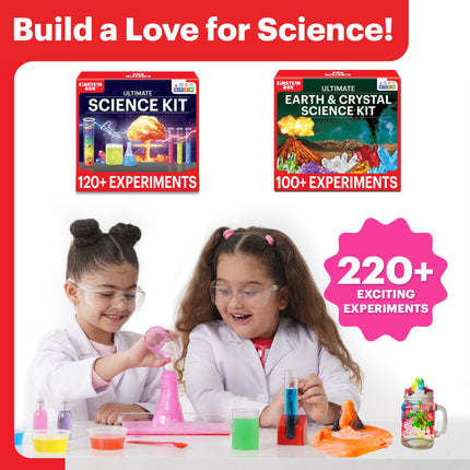 Einstein Box Science Gift Set for Boys & Girls Ages 6-8-10-12-14 Years | Birthday Gifts Ideas for Kids | STEM Learning Toys for 6,7,8,9,10,11,12,13,14-Year-Olds | 2-in-1 Learning Set |