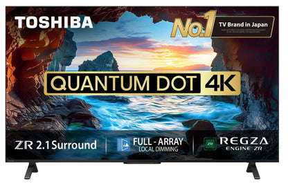 TOSHIBA 108 cm (43 inches) C450ME Series 4K Ultra HD Smart QLED TV 43C450ME (Silver)