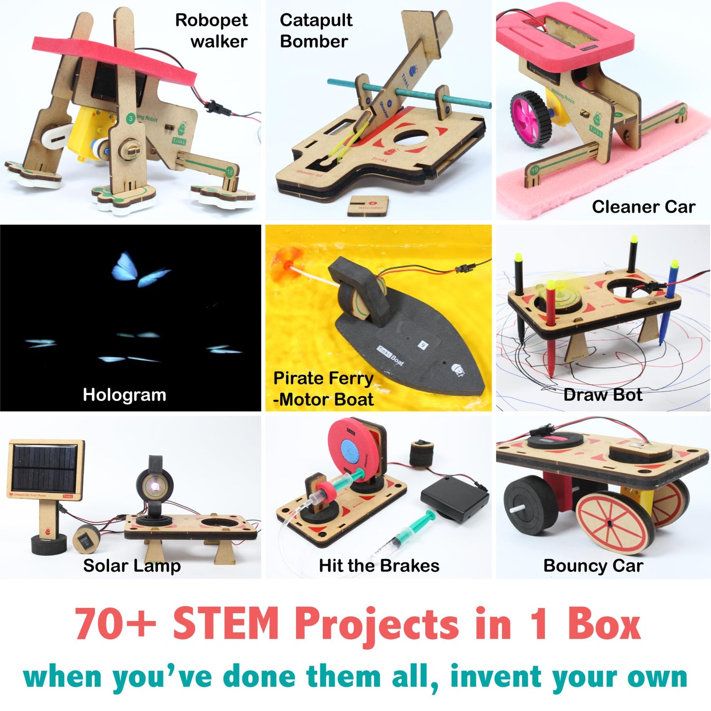 ButterflyEdufields 20+ Science Experiment Kit | Birthday Gift for Boys Girls Ages 6 7 8 10 12 Years | DIY STEM Projects Educational Learning Toys for 6-12 Year Olds | Build 20+ Motor Machines