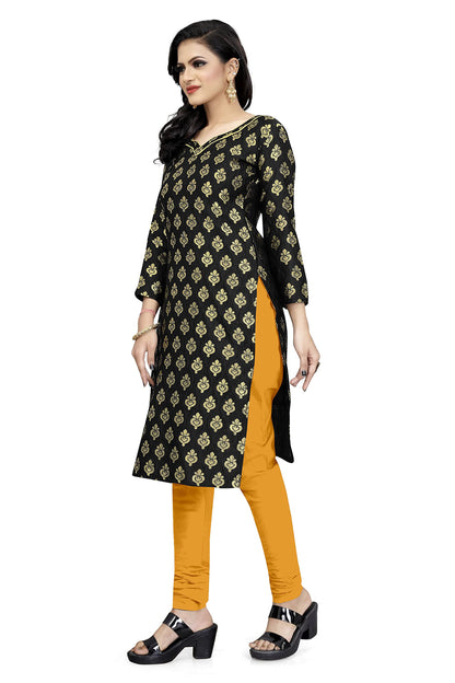 EthnicJunction Women's Banarasi Silk Blend Unstitched Salwar Suit Material