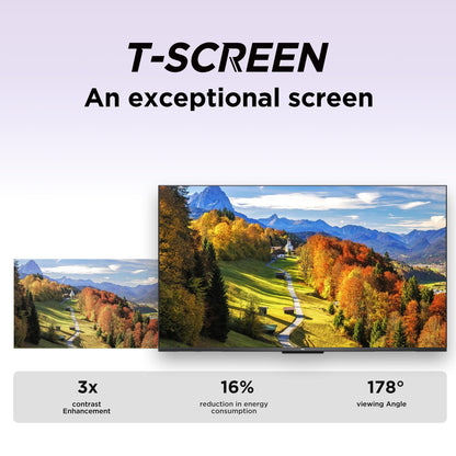 TCL 101 cm (40 inches) Metallic Bezel-Less Full HD Smart Android LED TV 40L4B (Black)