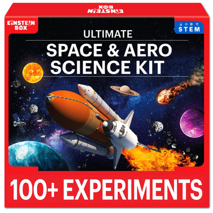 Einstein Box Space Science Kit for Boys & Girls Ages 6-8-10-12-14 Years | Birthday Toys & Gifts for Kids 6+ Years | STEM Toys for 6,7,8,9,10,11,12,13,14 Year Olds| Science Project Kit |