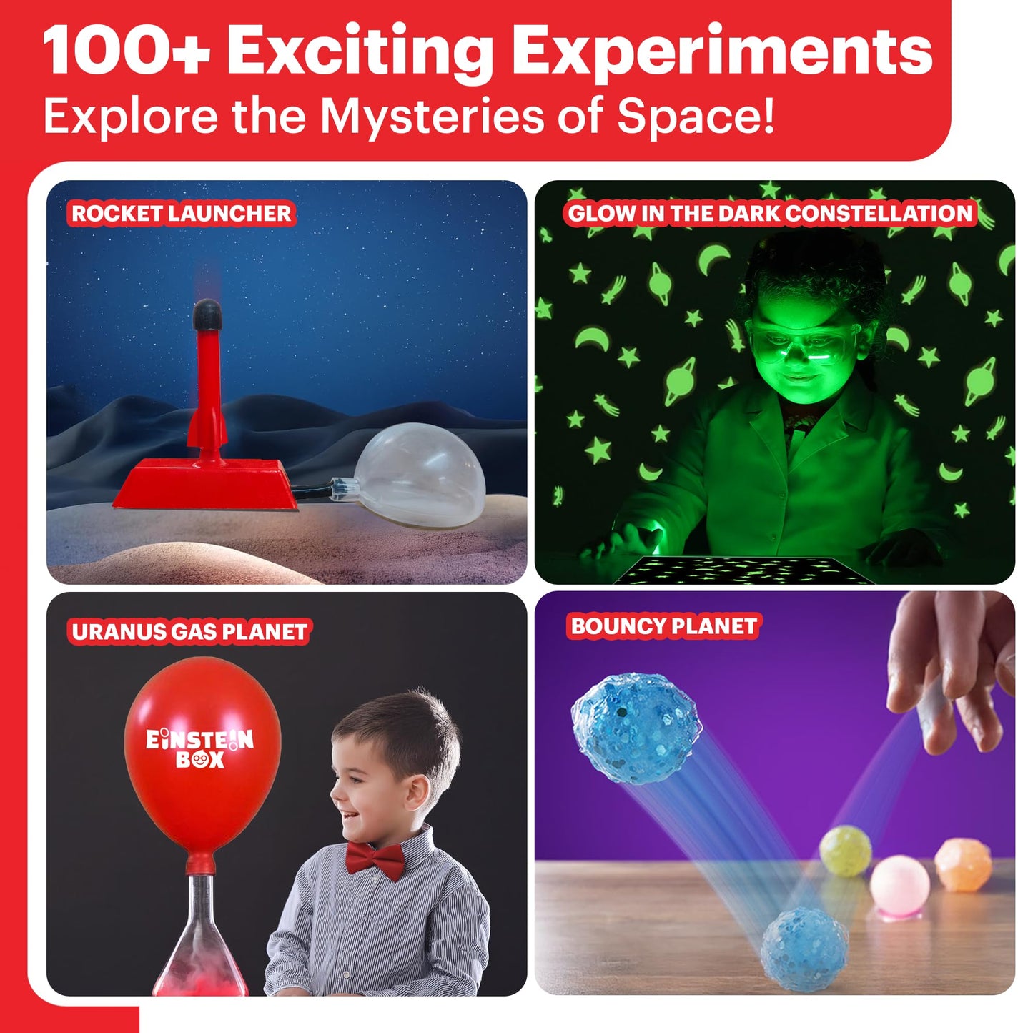 Einstein Box Space Science Kit for Boys & Girls Ages 6-8-10-12-14 Years | Birthday Toys & Gifts for Kids 6+ Years | STEM Toys for 6,7,8,9,10,11,12,13,14 Year Olds| Science Project Kit |