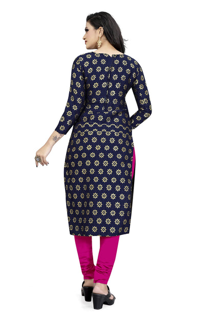 EthnicJunction Women's Banarasi Silk Blend Unstitched Salwar Suit Material