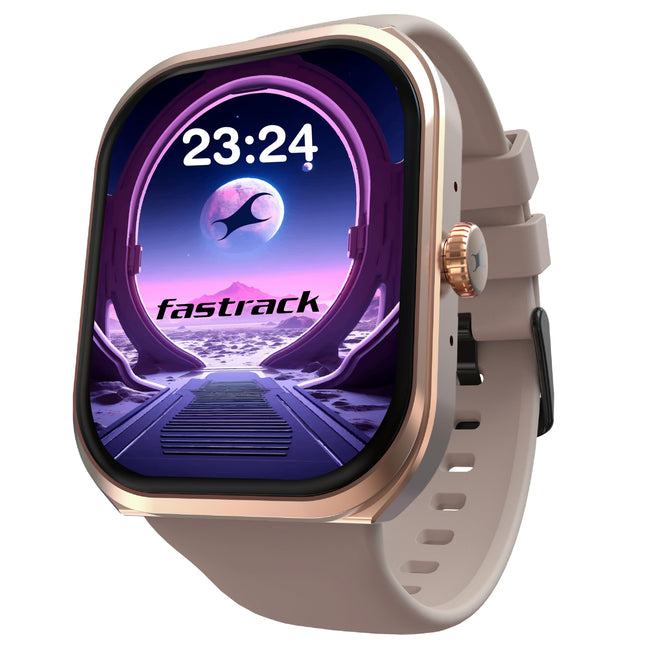 Fastrack Limitless Glide Smart Watch, Advanced UltraVU HD Display, SingleSync BT Calling, Advance Chipset, 85+ Sports Modes & Smartwatch Faces, AI Voice Assistant, 24 * 7 Health Suite, IP67 (Teal)