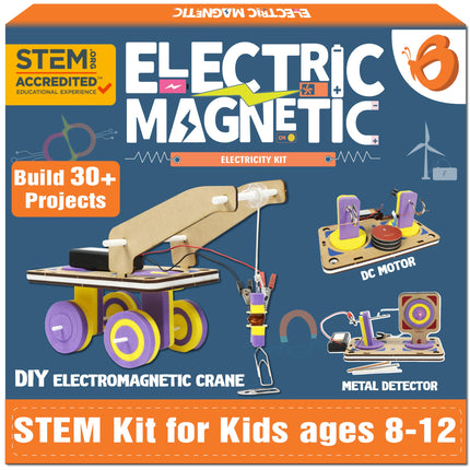 Butterfly EduFields 30In1 Science Project Kit | Birthday Gift For Boys Girls Ages 8 10 12 14 Years | 30+ Electricity Magnetism Diy Stem Projects | Educational Learning Stem Toys For 8 To 12 Year Olds