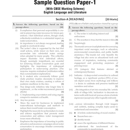 Oswaal CBSE 25 Combined Sample Question papers Class 10 Books Science Mathematics Standard Social Science English Language and Literature Hindi-A (For 2025 Exam)