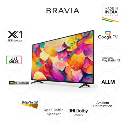 Sony Bravia 164 cm (65 inches) 4K Ultra HD Smart LED Google TV KD-65X74L (Black)