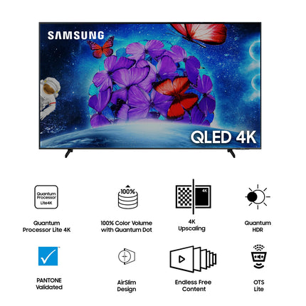 Samsung 138 cm (55 inches) QE1D Series 4K Ultra HD QLED Smart TV QA55QE1DAULXL (Black) 