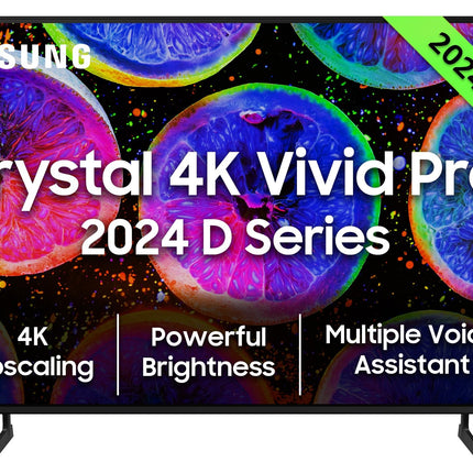 Samsung 189 cm (75 inches) D Series Crystal 4K Vivid Pro Ultra HD Smart LED TV UA75DUE77AKXXL (Black) 