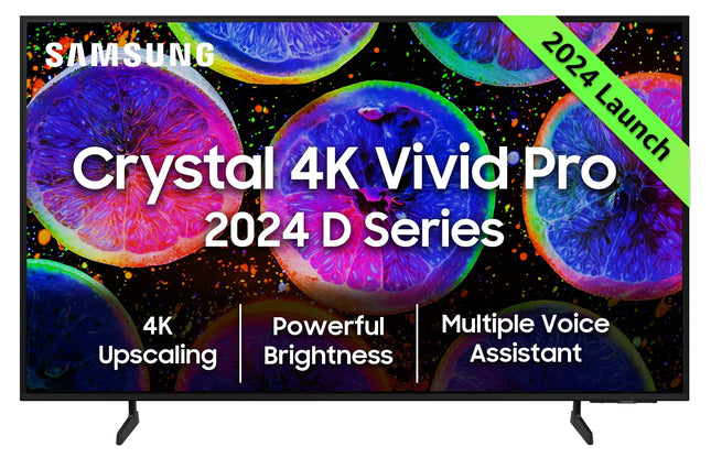 Samsung 189 cm (75 inches) D Series Crystal 4K Vivid Pro Ultra HD Smart LED TV UA75DUE77AKXXL (Black) 