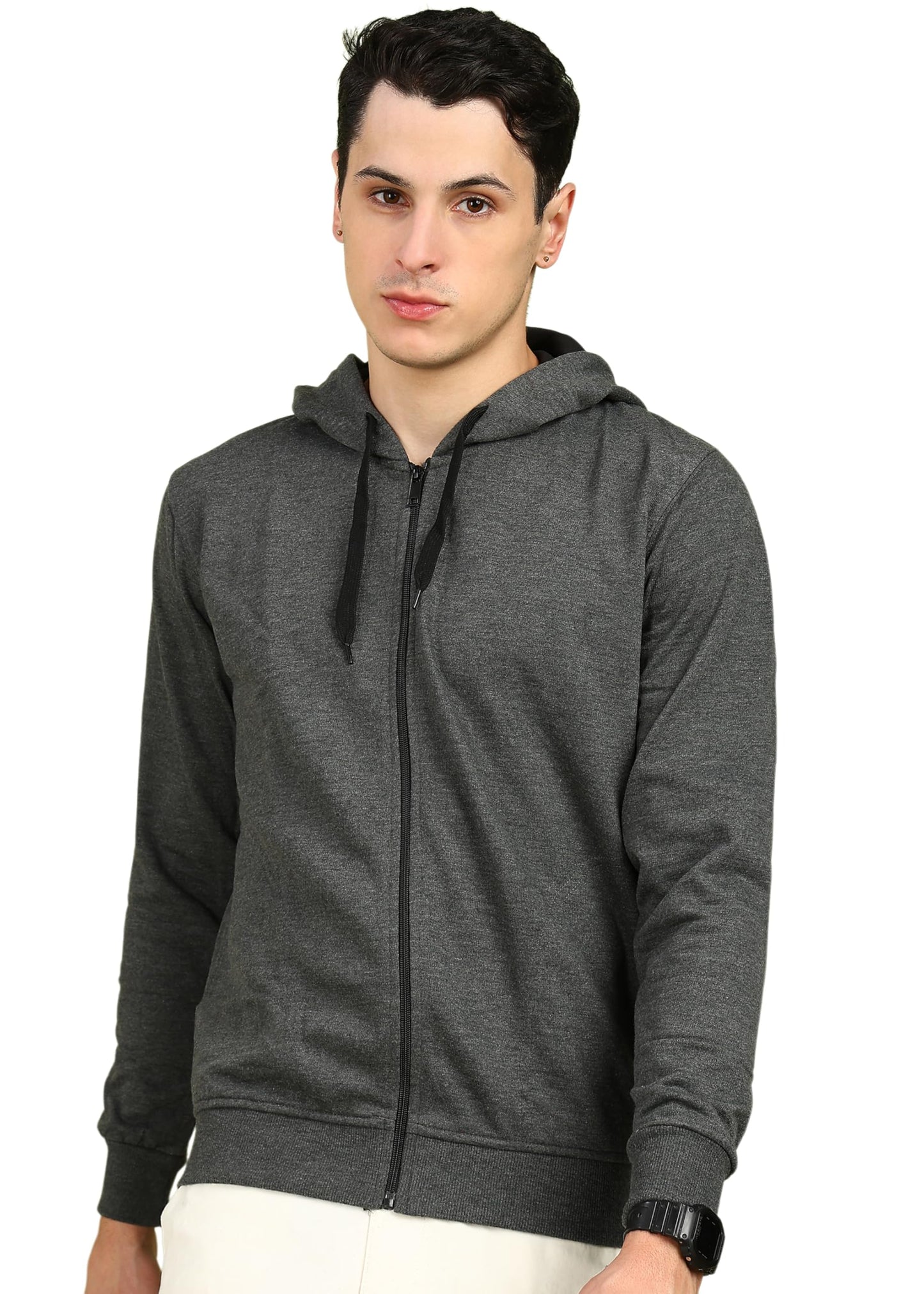 Alan Jones Clothing Men's Cotton Hooded Sweatshirt