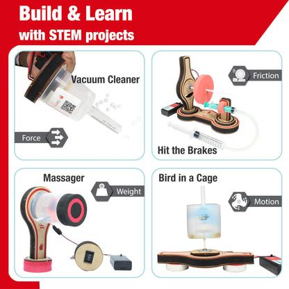 ButterflyEdufields 20+ Science Experiment Kit | Birthday Gift for Boys Girls Ages 6 7 8 10 12 Years | DIY STEM Projects Educational Learning Toys for 6-12 Year Olds | Build 20+ Motor Machines