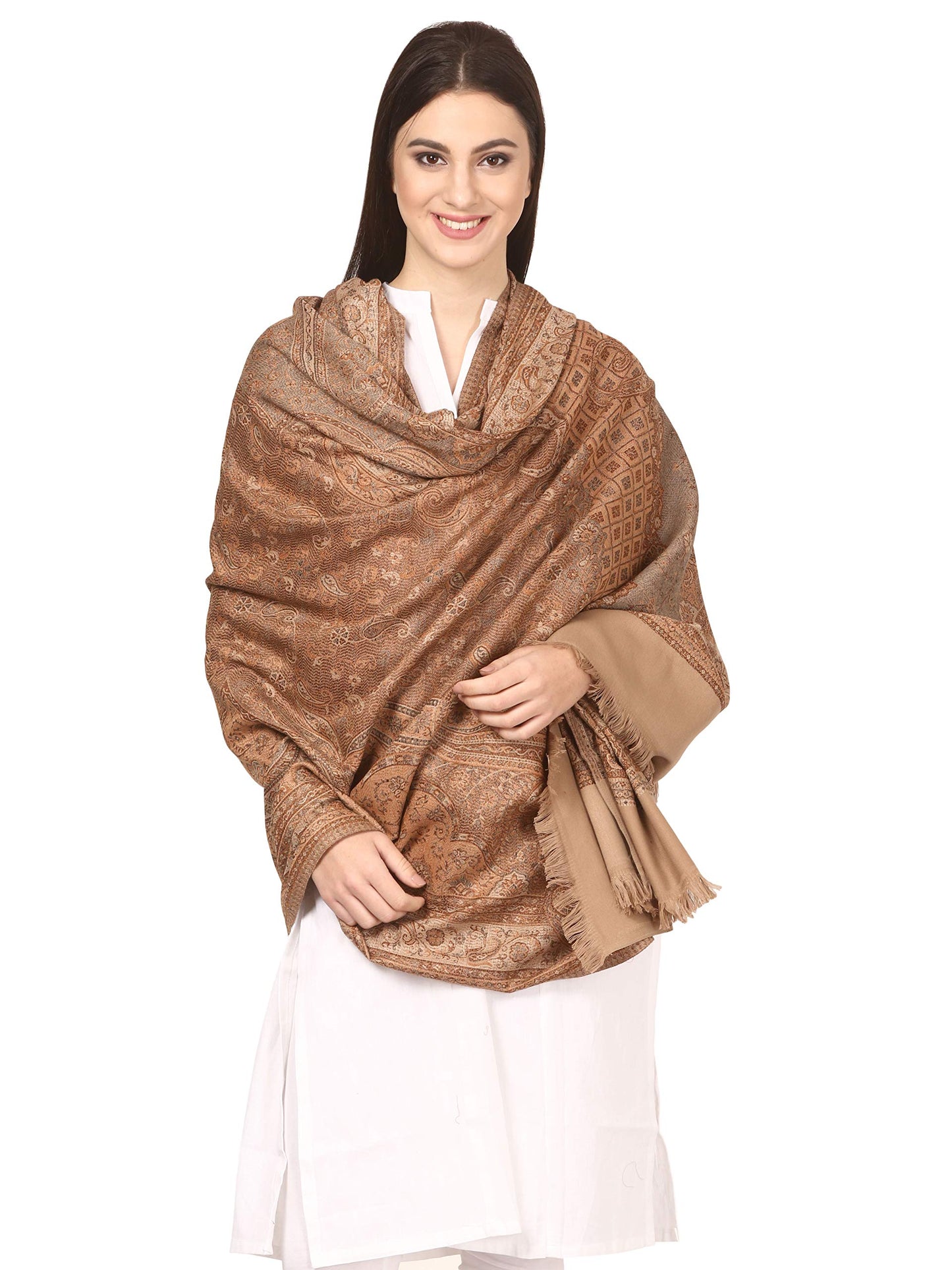 Pashtush Womens Jamawar Shawl Parent