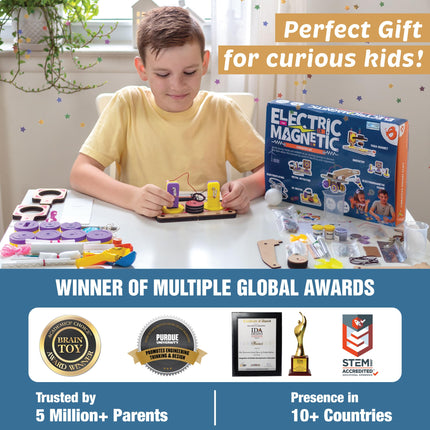 Butterfly EduFields 30In1 Science Project Kit | Birthday Gift For Boys Girls Ages 8 10 12 14 Years | 30+ Electricity Magnetism Diy Stem Projects | Educational Learning Stem Toys For 8 To 12 Year Olds