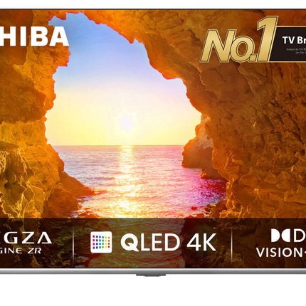 TOSHIBA 139 cm (55 inches) C450ME Series 4K Ultra HD Smart QLED TV 55C450ME (Silver) 