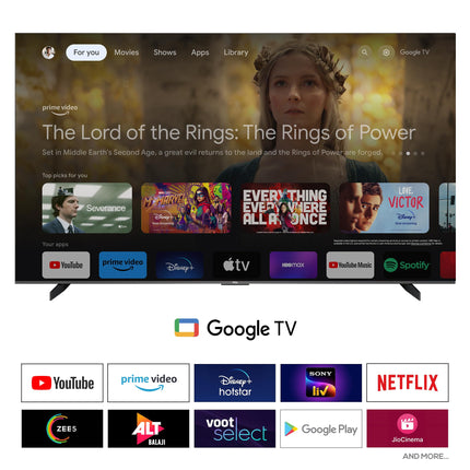 TCL 248 cm (98 inches) 4K Ultra HD Smart LED Google TV 98P745 (Black) 