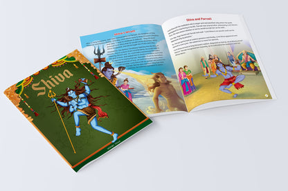 Tales from Indian Mythology [Collection of 10 Books] - Age: 6+ | Beautifully Illustrated Story Books For Kids/Children | Cultural and Traditional Stories from Ancient India |Books Included: Ganesha| Vishnu | Shiva | Durga | Krishna | Hanuman | Arjuna |Dev