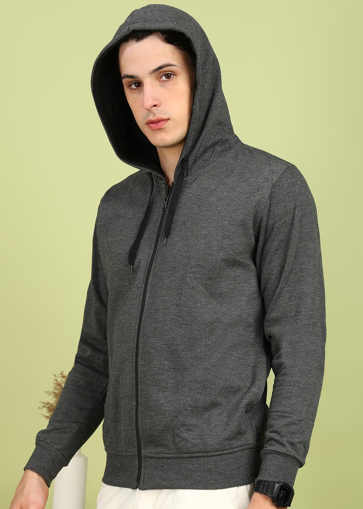 Alan Jones Clothing Men's Cotton Hooded Sweatshirt