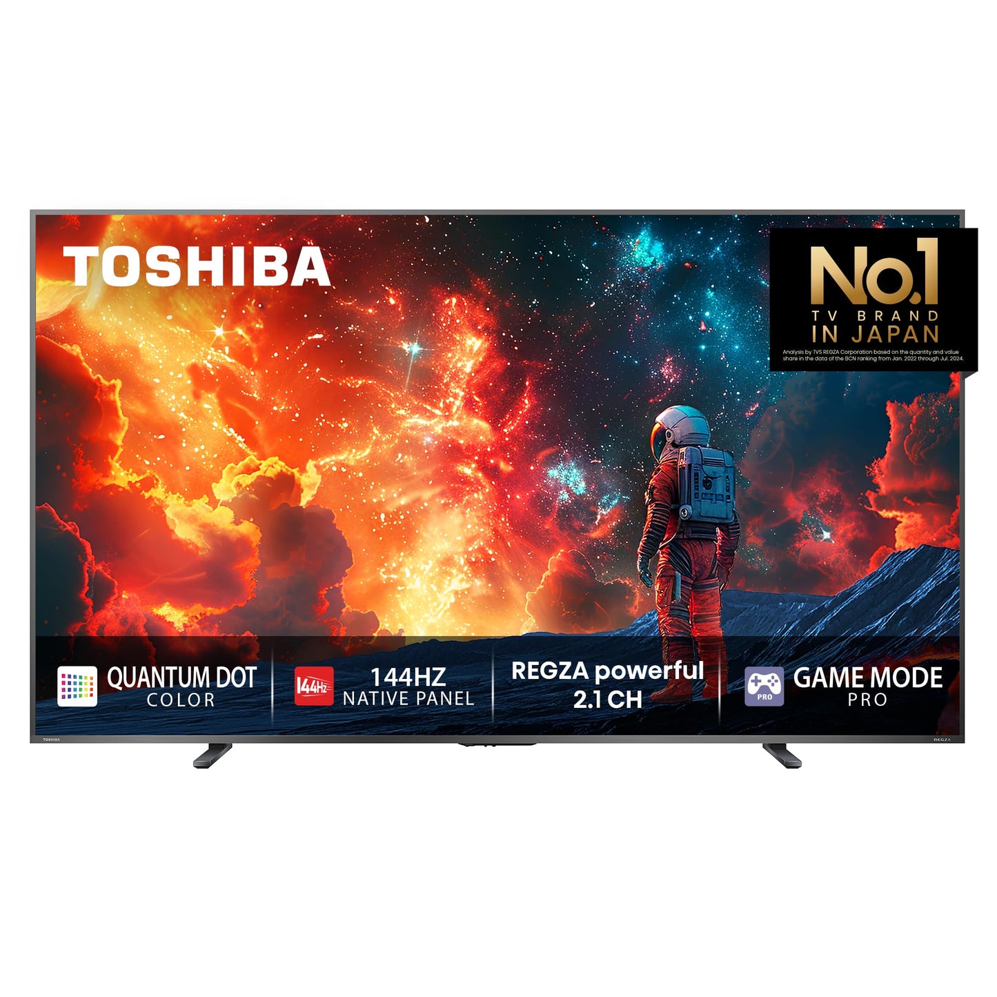 TOSHIBA 108 cm (43 inches) C450ME Series 4K Ultra HD Smart QLED TV 43C450ME (Silver)