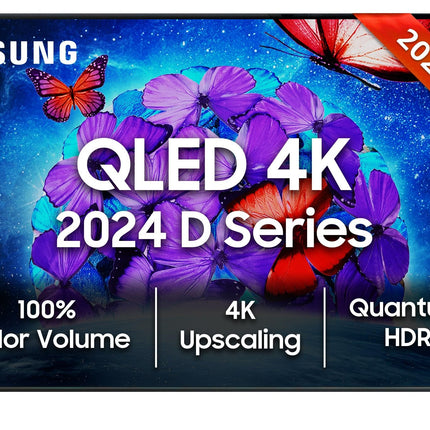 Samsung 138 cm (55 inches) QE1D Series 4K Ultra HD QLED Smart TV QA55QE1DAULXL (Black) 