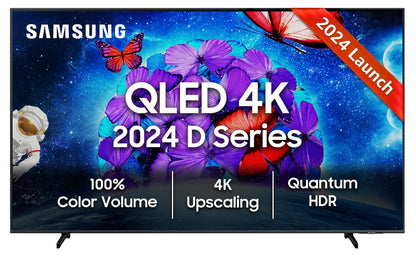 Samsung 138 cm (55 inches) QE1D Series 4K Ultra HD QLED Smart TV QA55QE1DAULXL (Black)