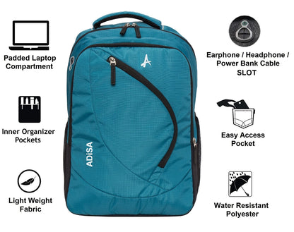 ADISA Laptop Backpack 31 Ltrs