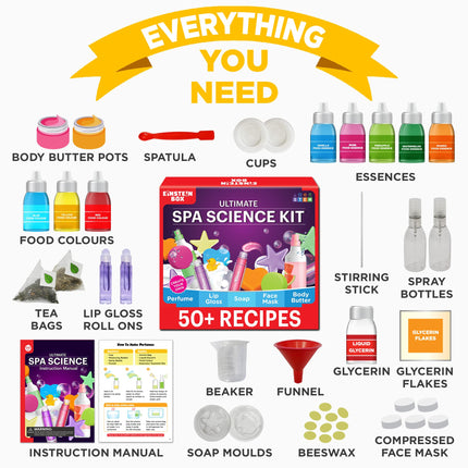 Einstein Box Space Science Kit for Boys & Girls Ages 6-8-10-12-14 Years | Birthday Toys & Gifts for Kids 6+ Years | STEM Toys for 6,7,8,9,10,11,12,13,14 Year Olds| Science Project Kit |