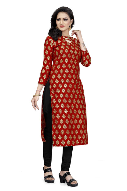 EthnicJunction Women's Banarasi Silk Blend Unstitched Salwar Suit Material