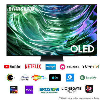 Samsung 163 cm (65 inches) 4K Ultra HD Smart OLED TV QA65S90DAULXL (Graphite Black) 